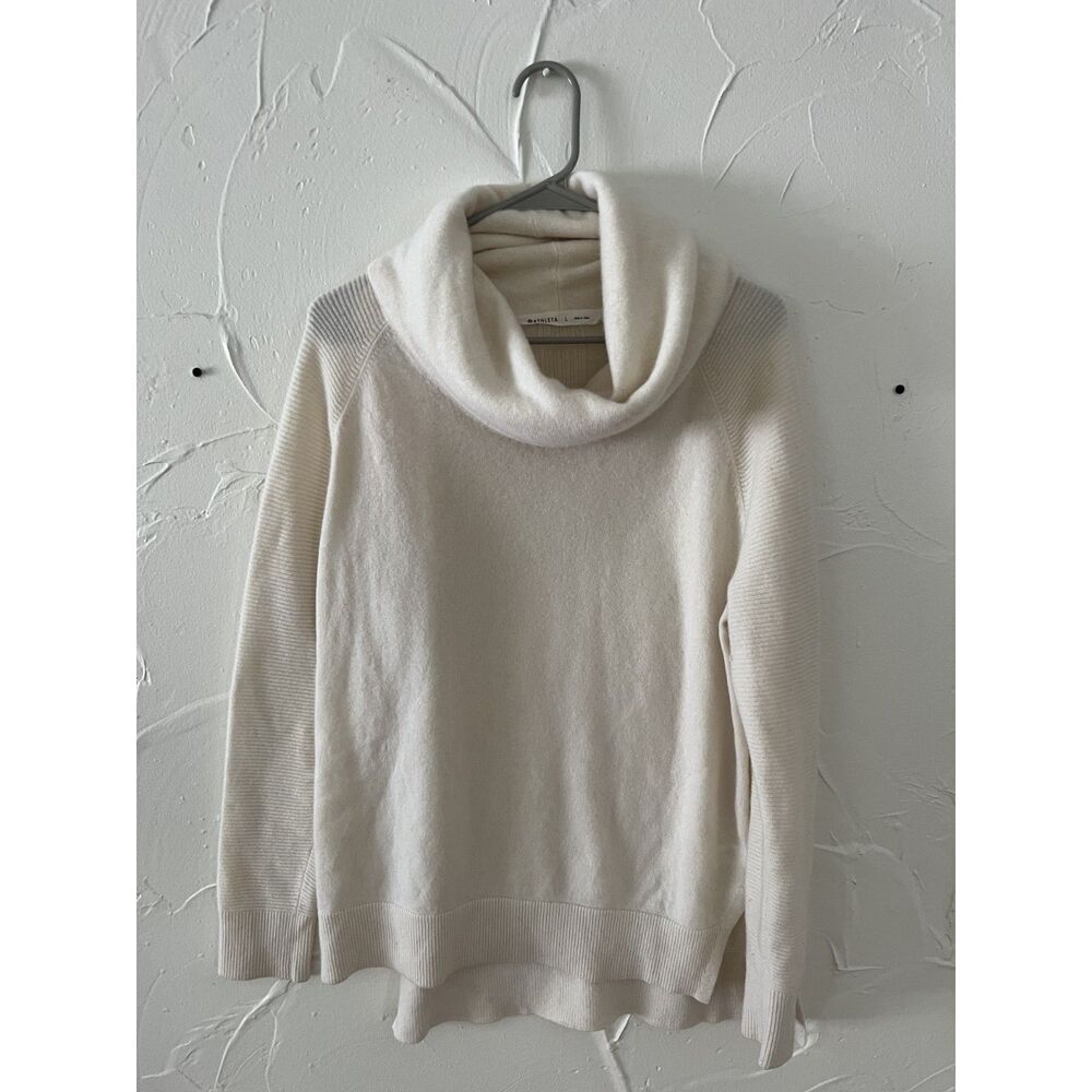 Athleta 100% Cashmere Turtleneck Sweater